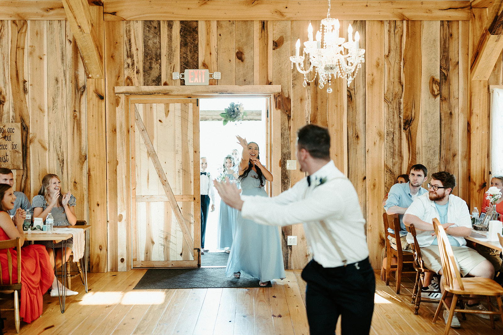 Jono Spear Photography - Great Wedding Party Entrance 1 at White Pine Grove