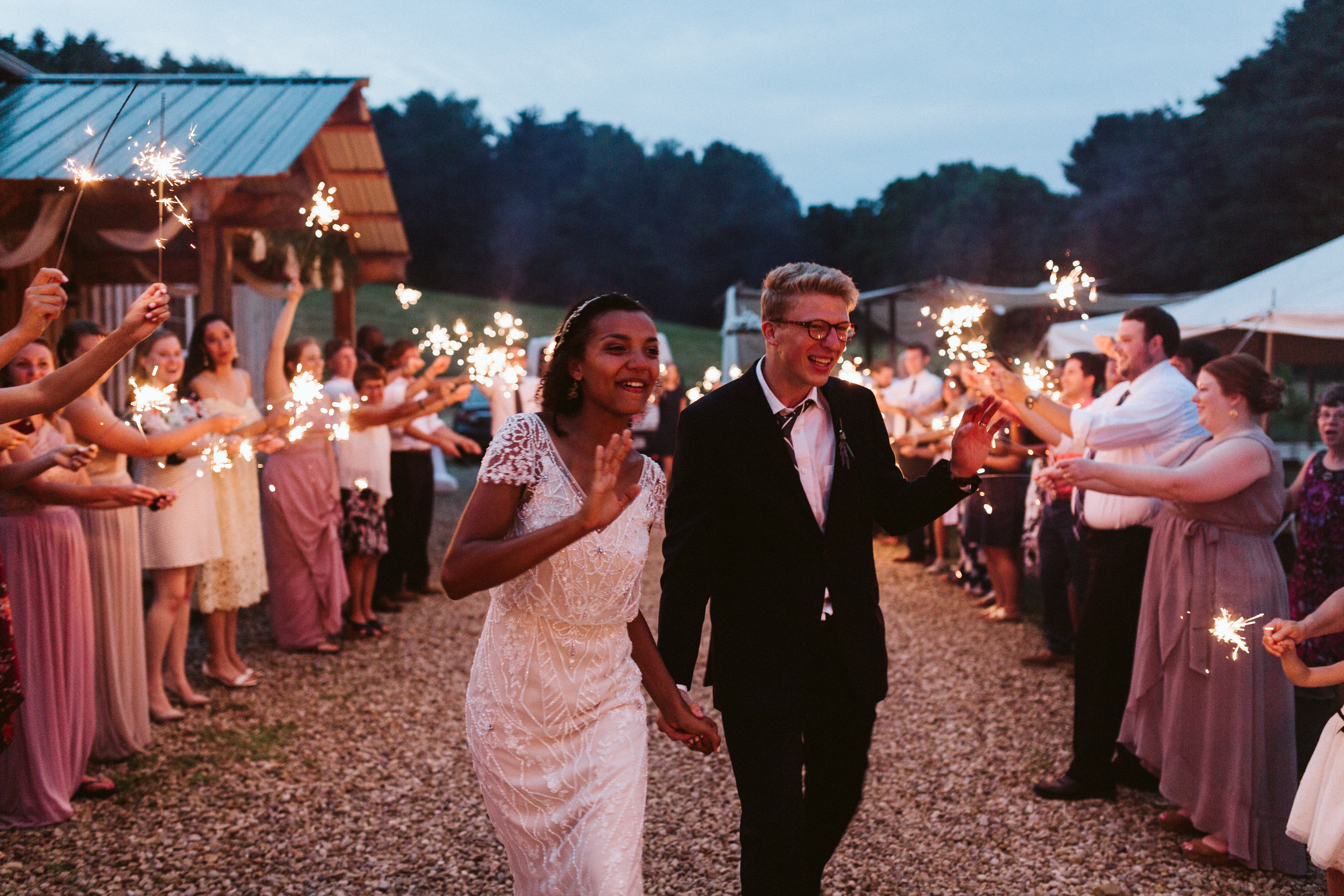 Stephen Schultz Photography White Pine Grove Sparkler Send Off