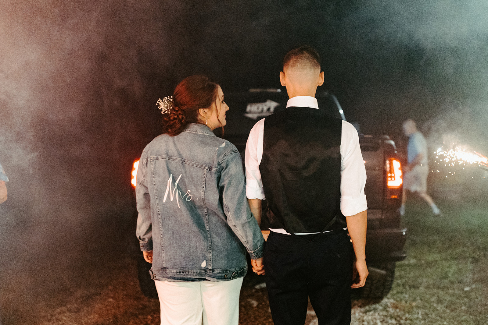 Jono Spear Photography - After Sparkler Send-off at White Pine Grove