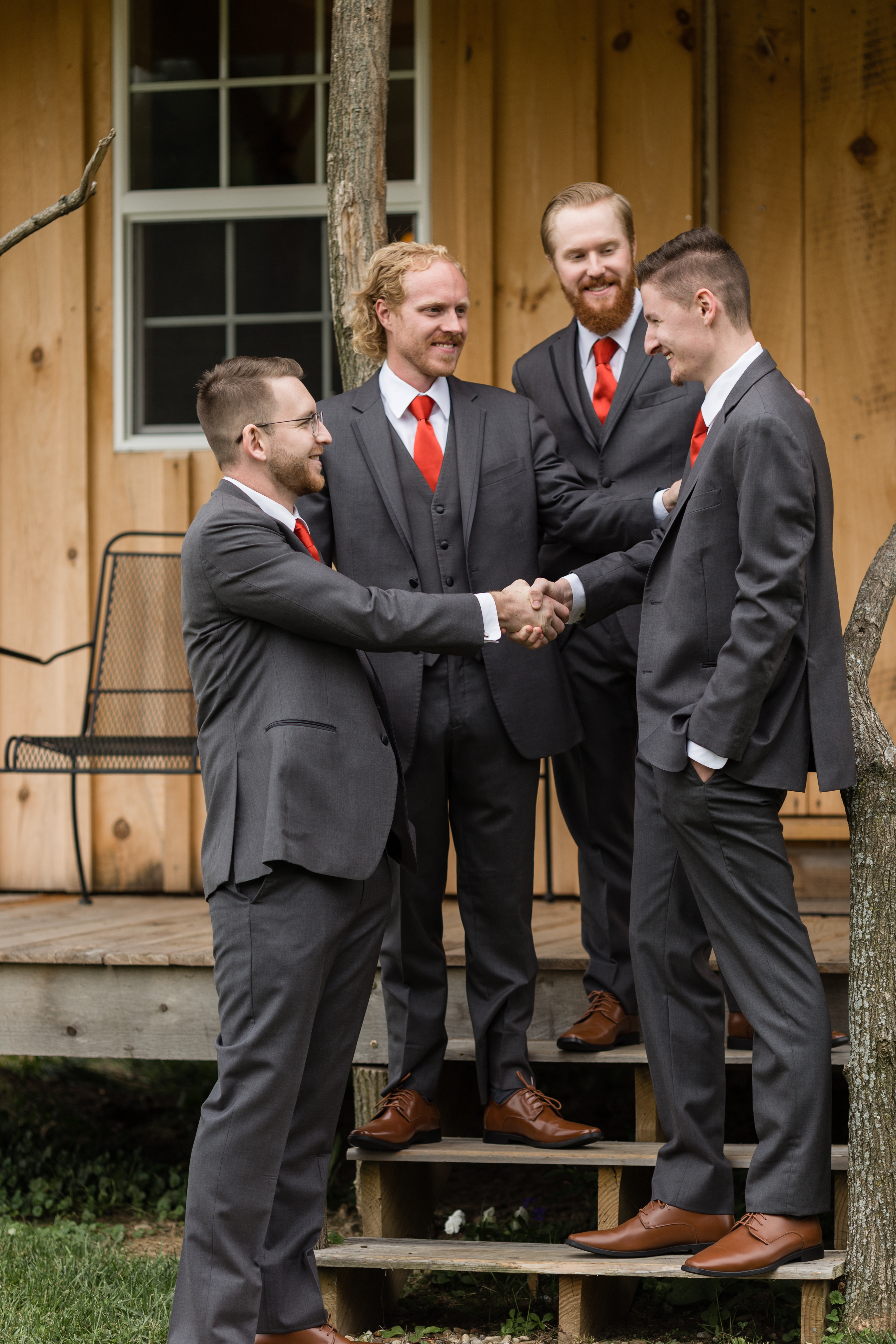 Mohican Media Grooms Cabin Porch - White Pine Grove