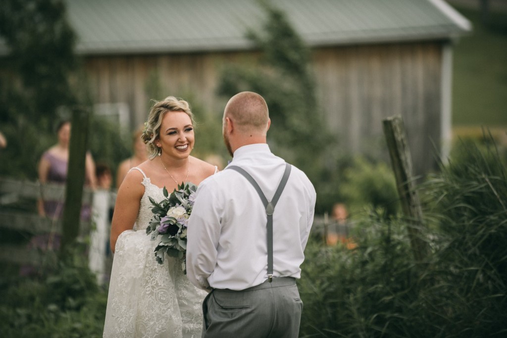 Teah Atwater Photography White Pine Grove First Look Bride and Groom