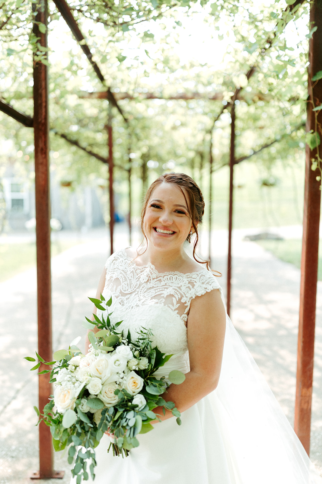 Jono Spear Photography - Bridal Portrait in Arbor at White Pine Grove