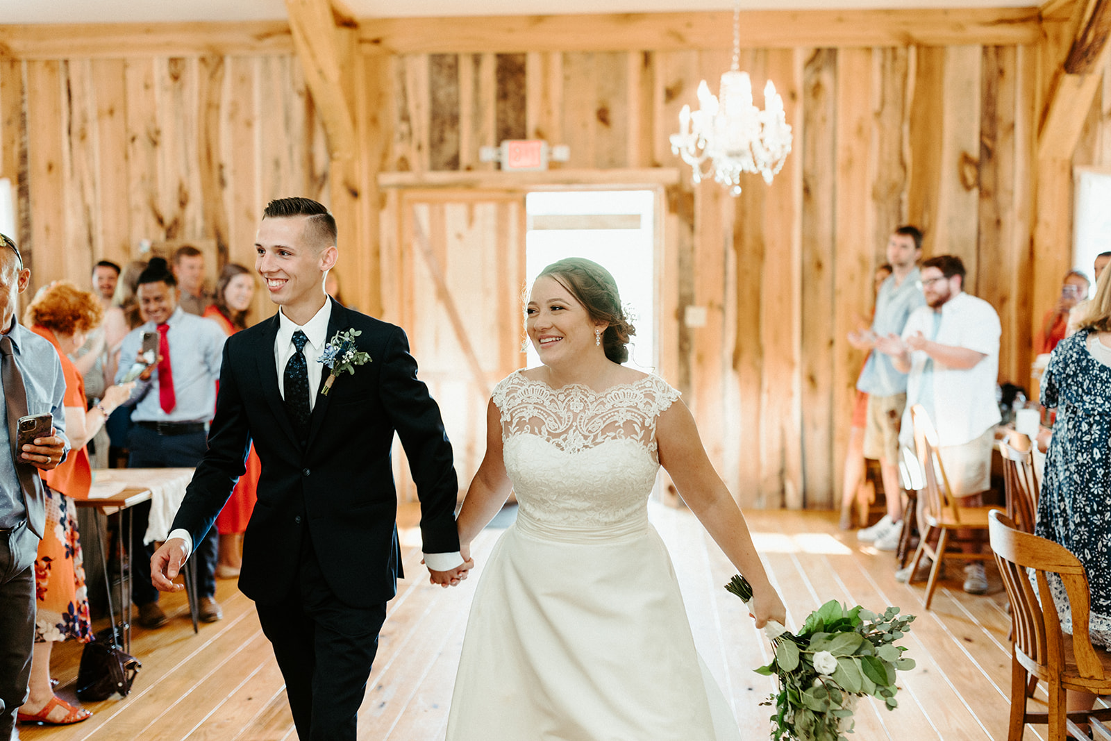 Jono Spear Photography - Bride and Groom Entrance 3 at White Pine Grove