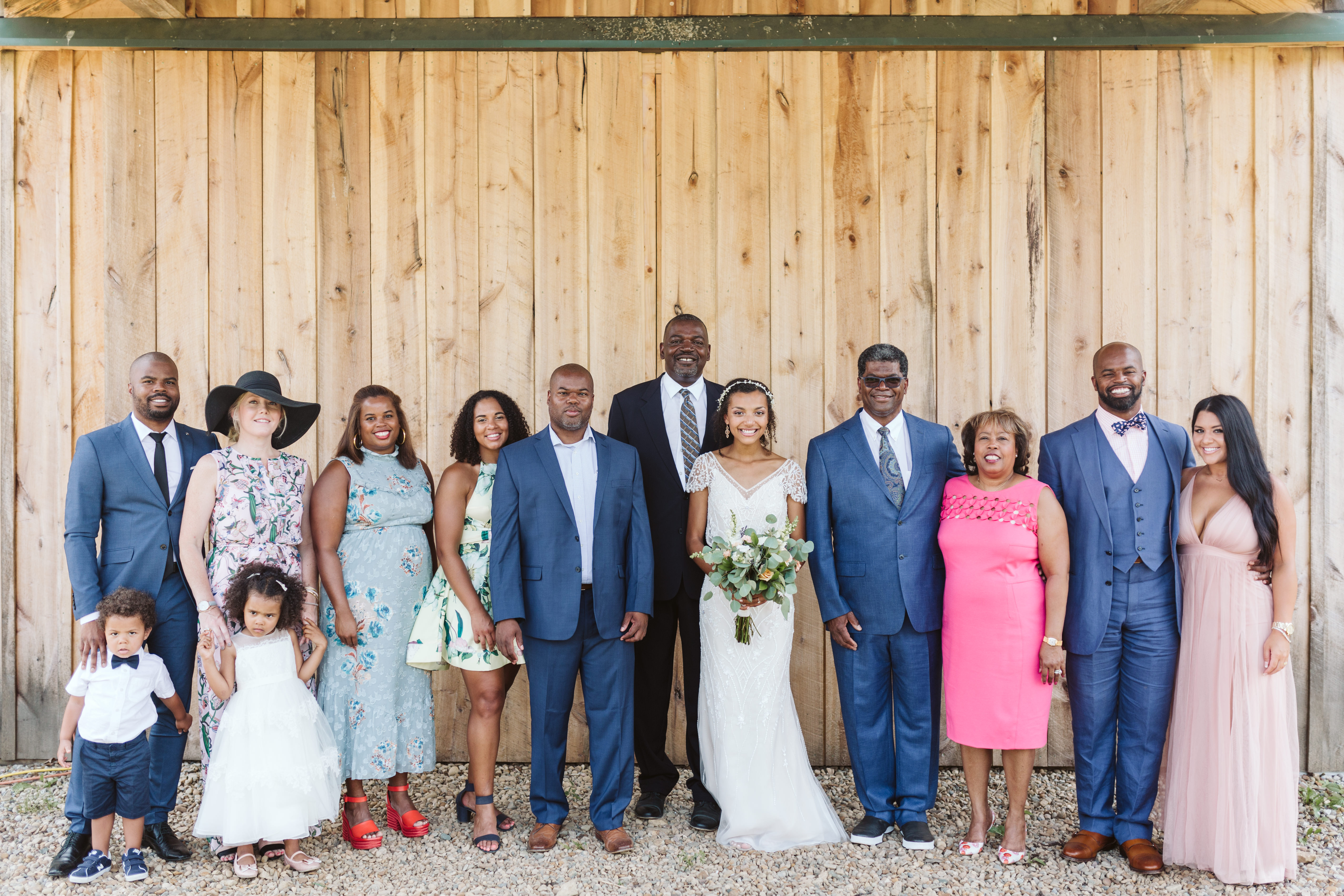 Stephen Schultz Photography - Family pictures with barn door backdrop at White Pine Grove