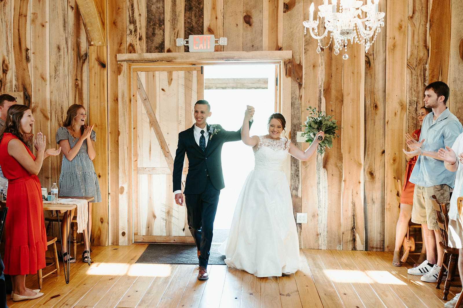 Jono Spear Photography - Bride and Groom Entrance 2 at White Pine Grove