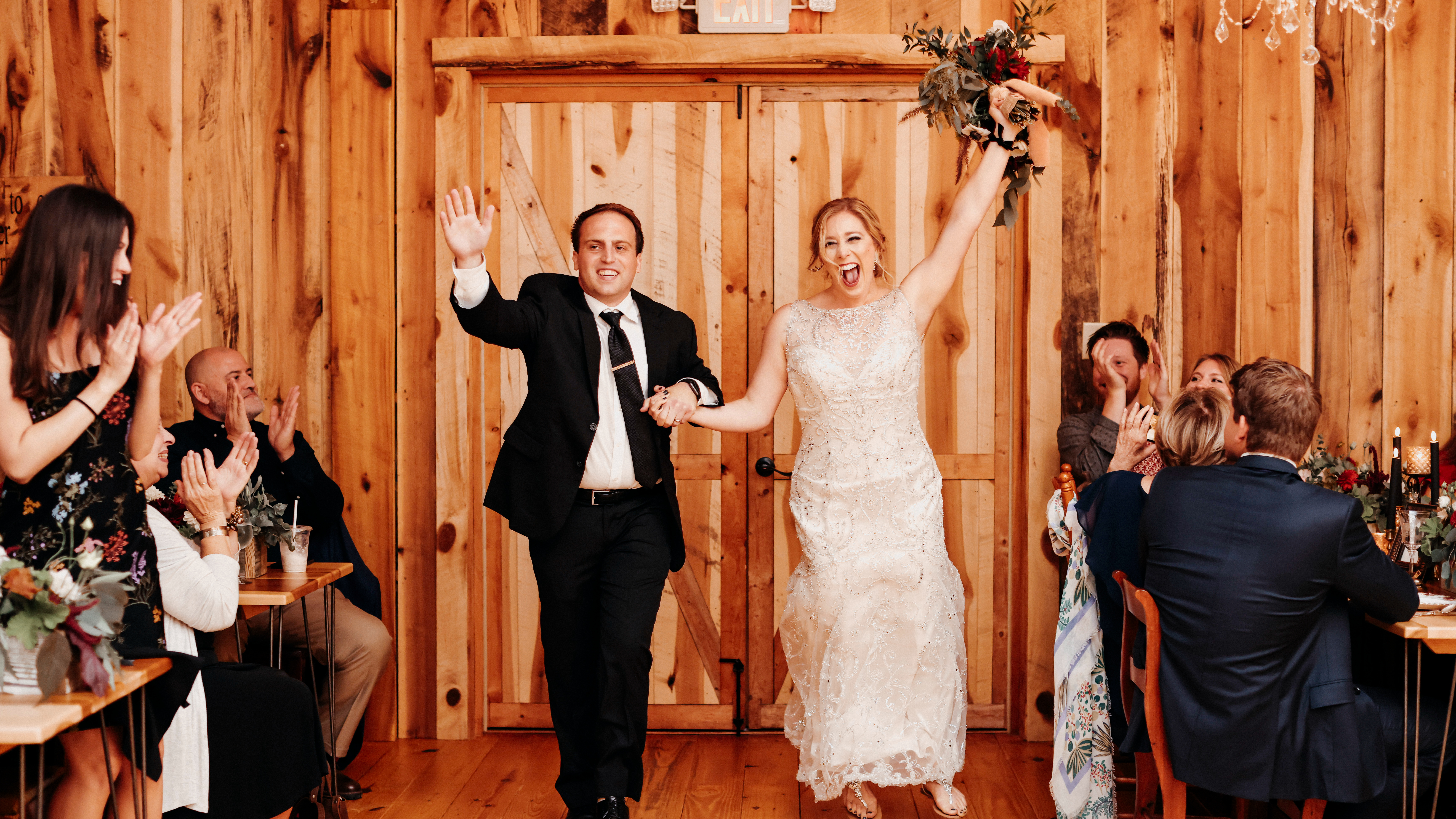 LA Photography Bride and Groom Entrance White Pine Grove