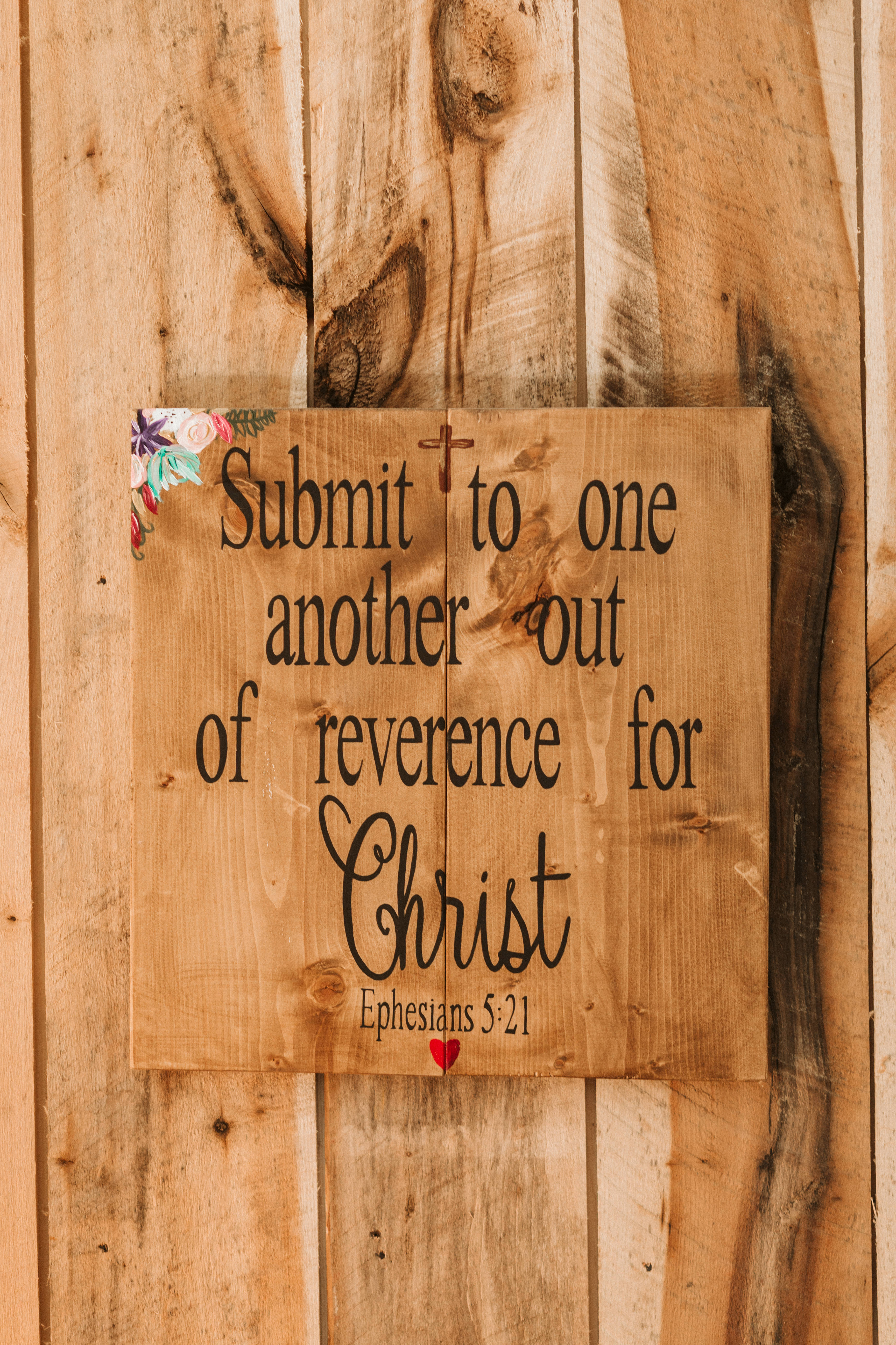 Stephen Schultz Photography - Scripture Sign at White Pine Grove