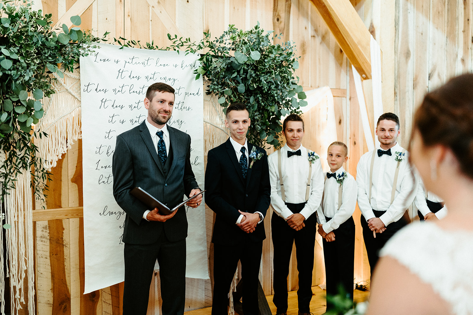 Jono Spear Photography - indoor ceremony at White Pine Grove