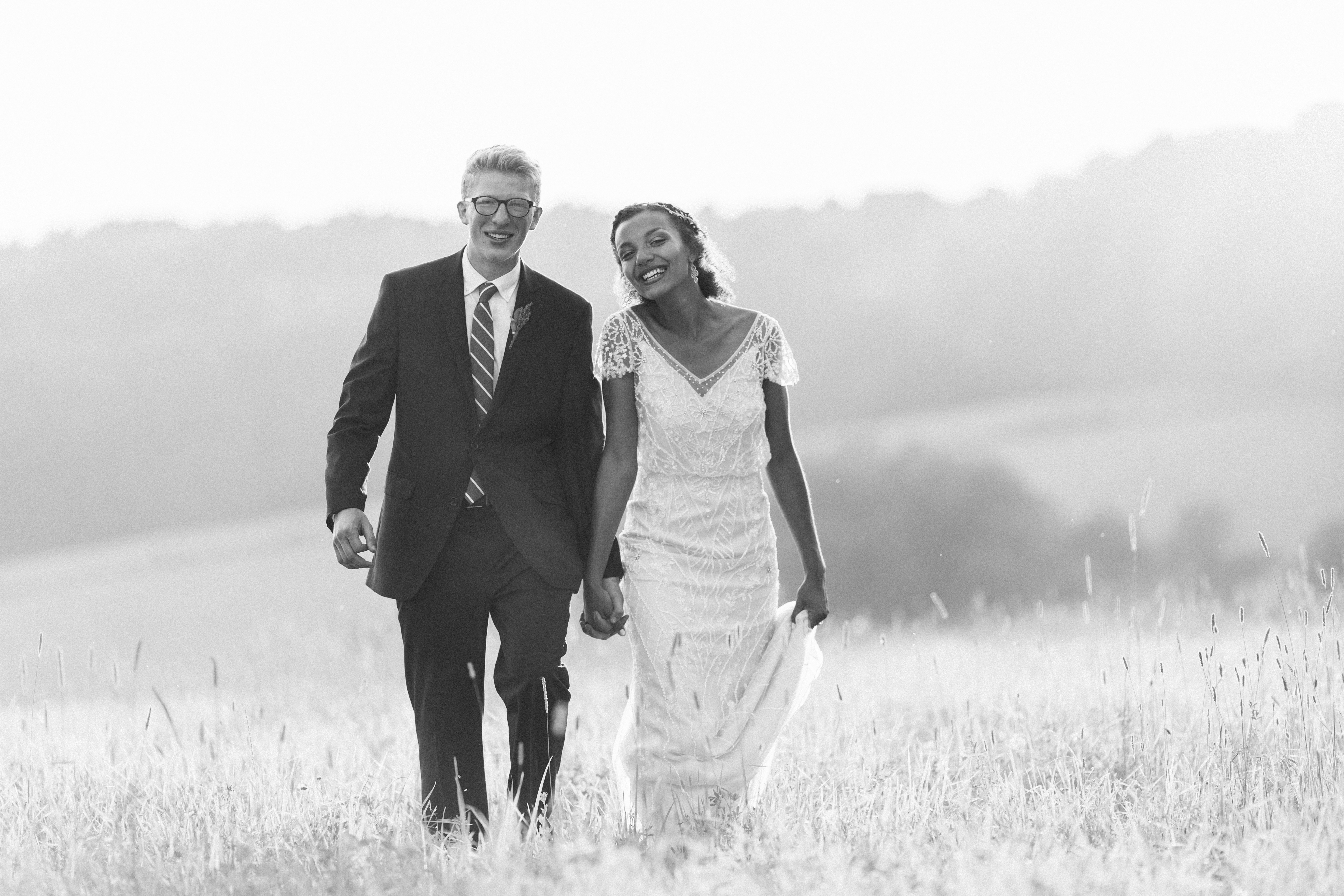 Stephen Schultz Photography White Pine Grove Golden Hour Black and White
