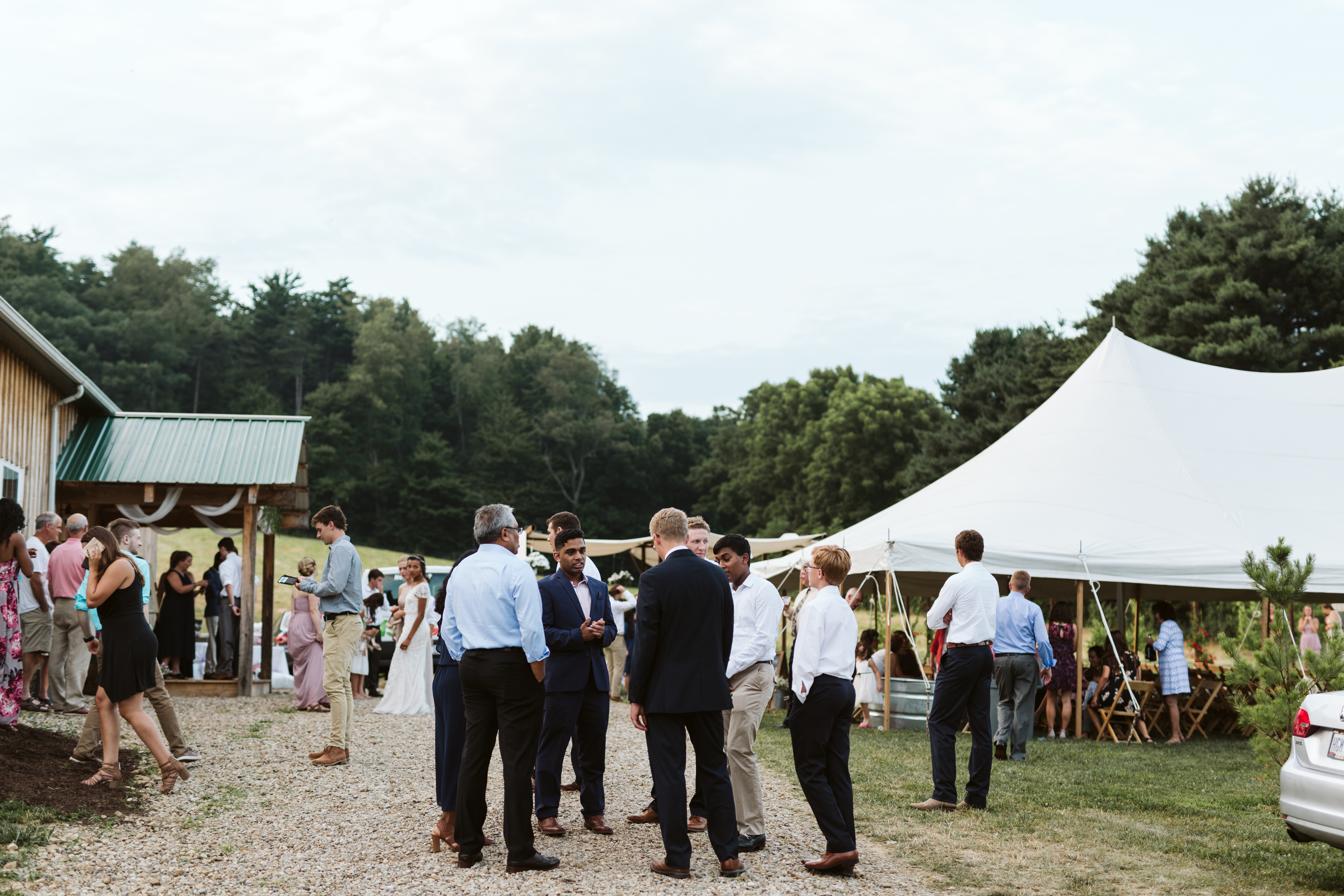 Stephen Schultz Photography White Pine Grove Tent Cocktail Hour
